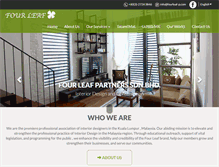 Tablet Screenshot of fourleaf-p.com
